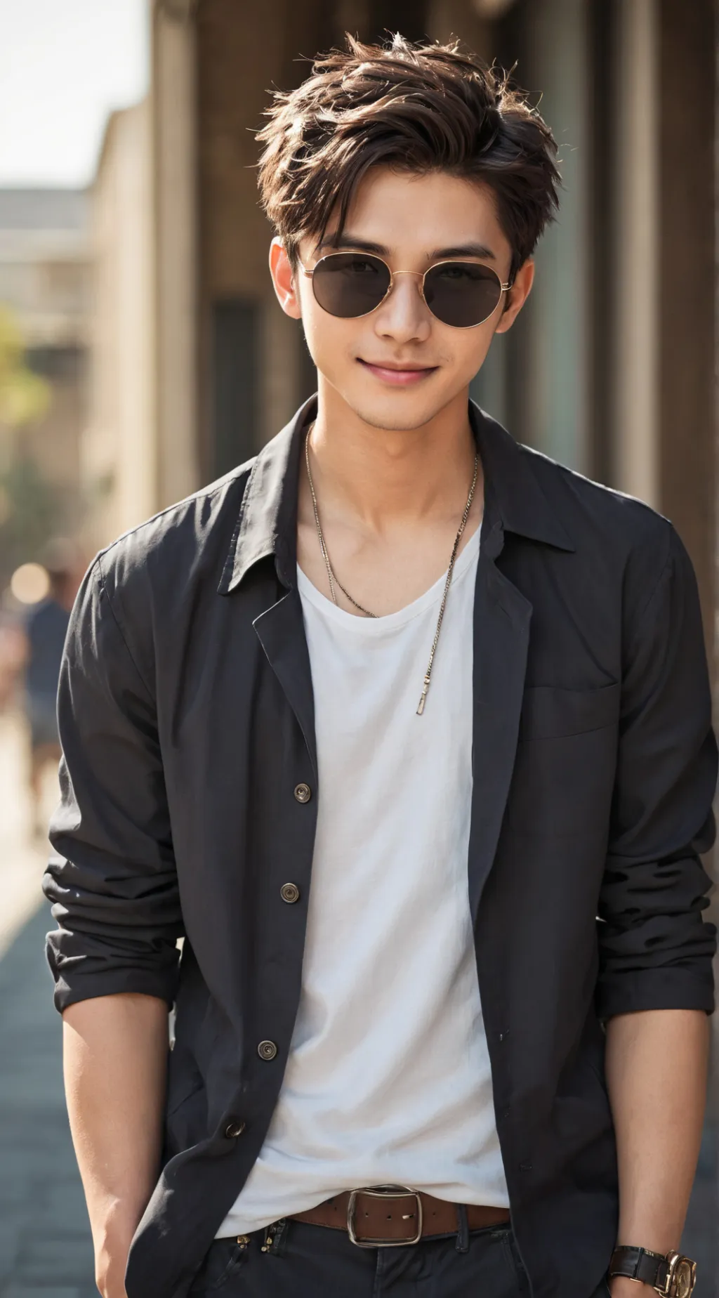 ai character: The Latecomer Cousin background