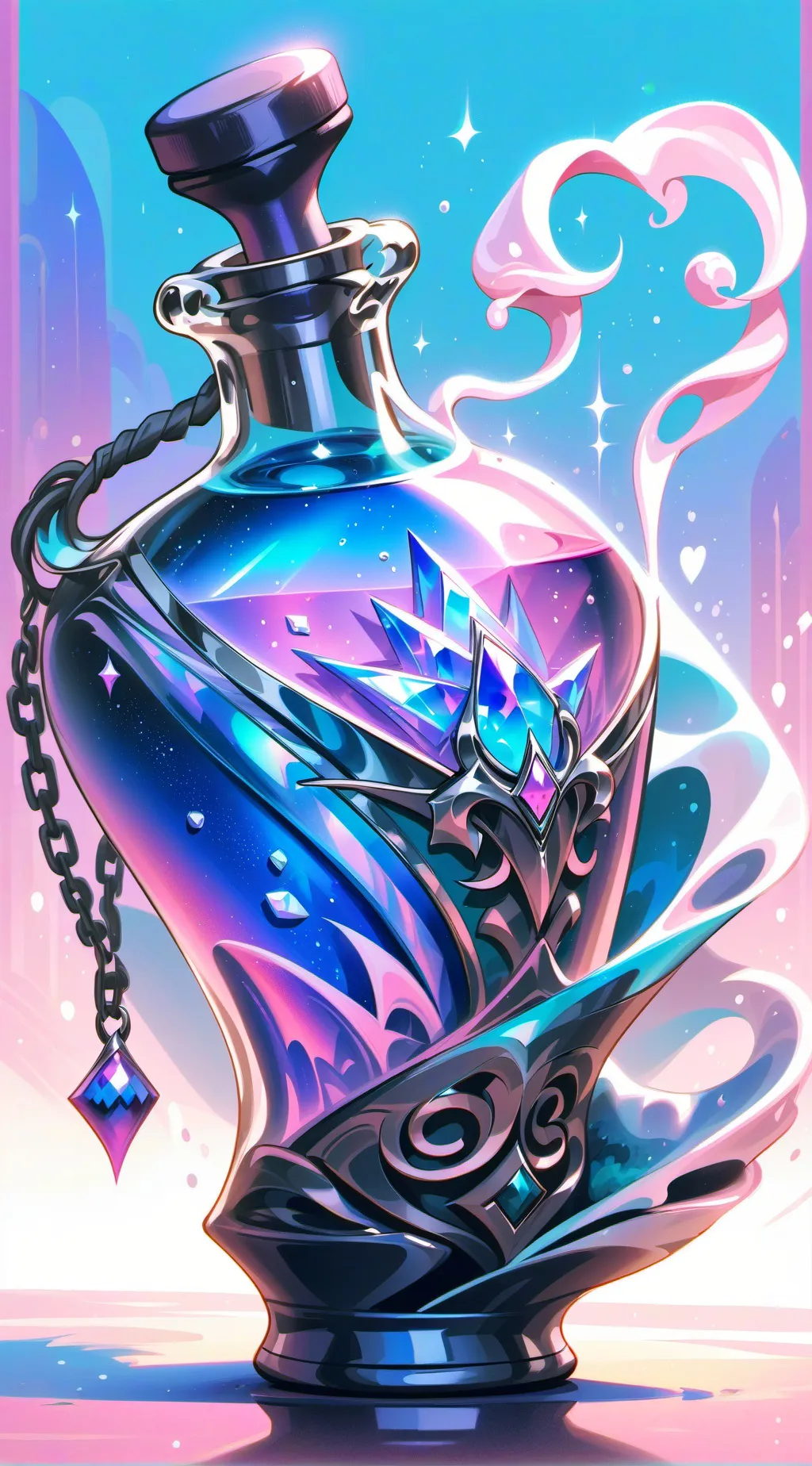 ai character: Mha love potion background
