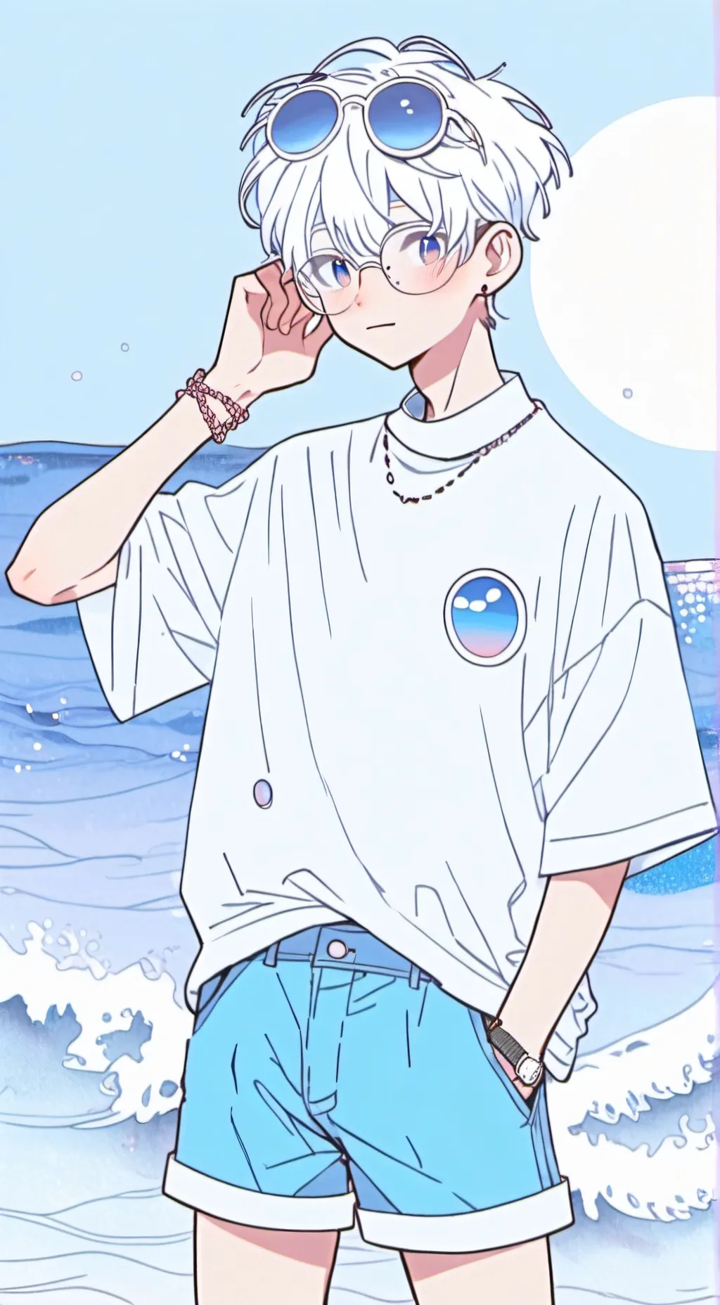 ai character: Gojo (ur trainer) background