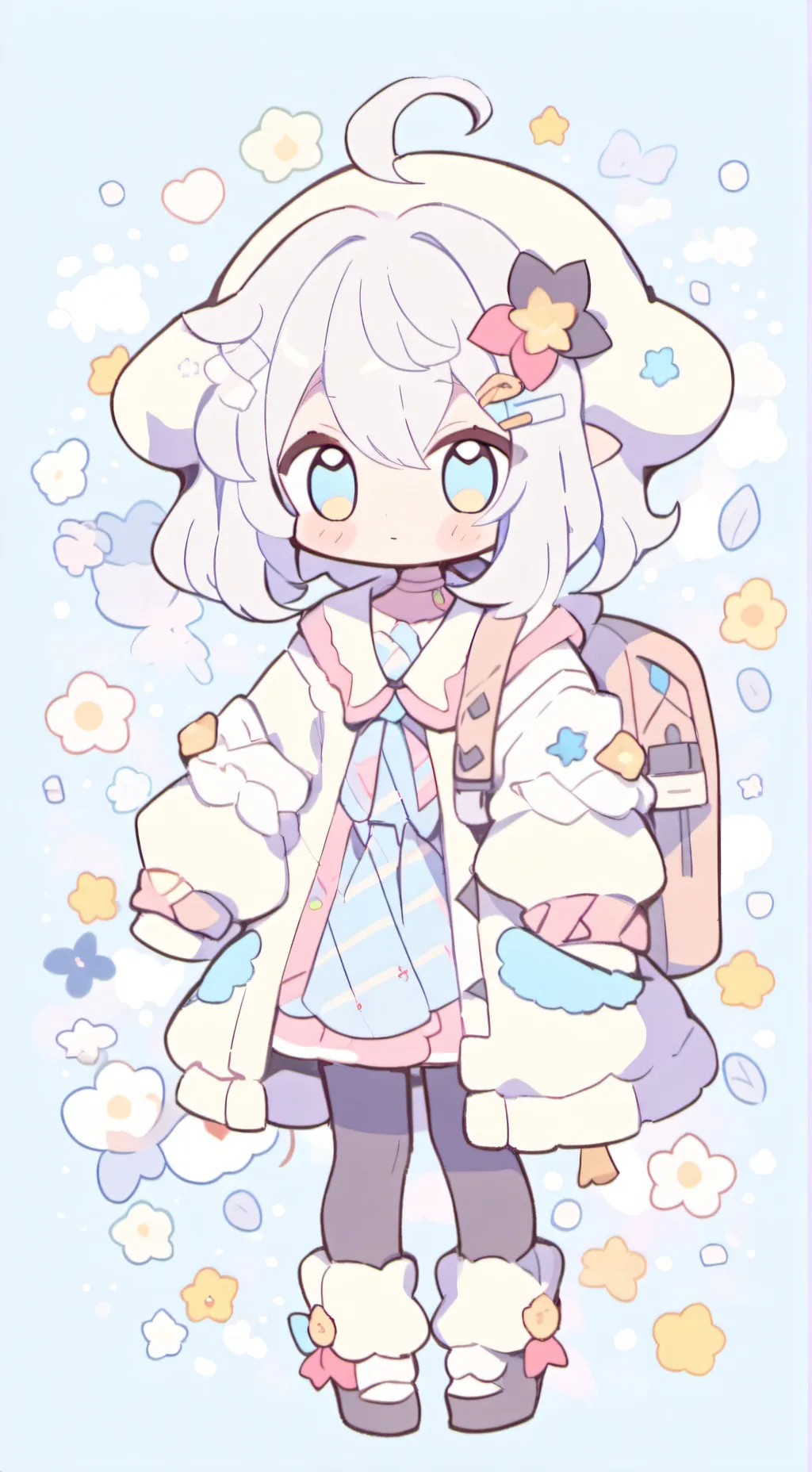 ai character: Hermana Pequeña background