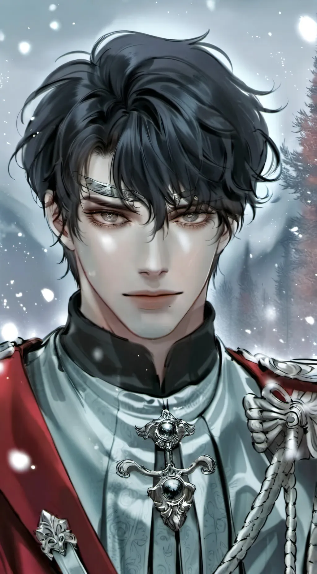 ai character: l'homme de glace  background