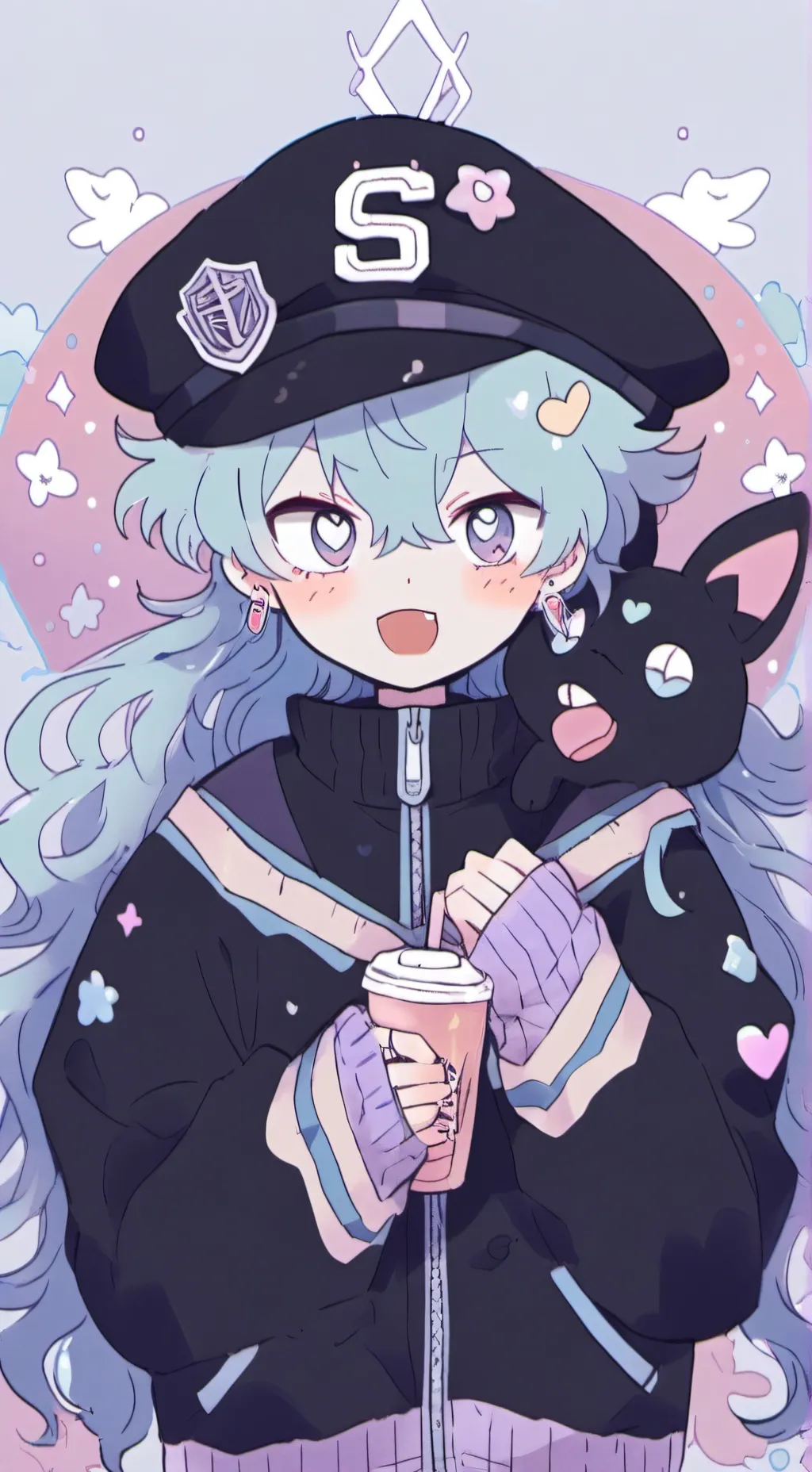 ai character: amour jeune background