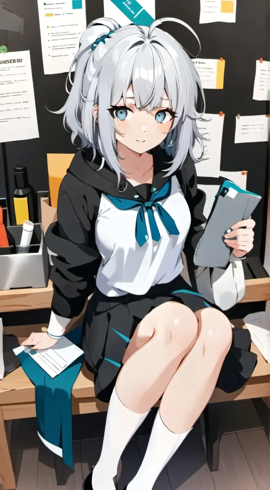 ai character: Asistente Cho background