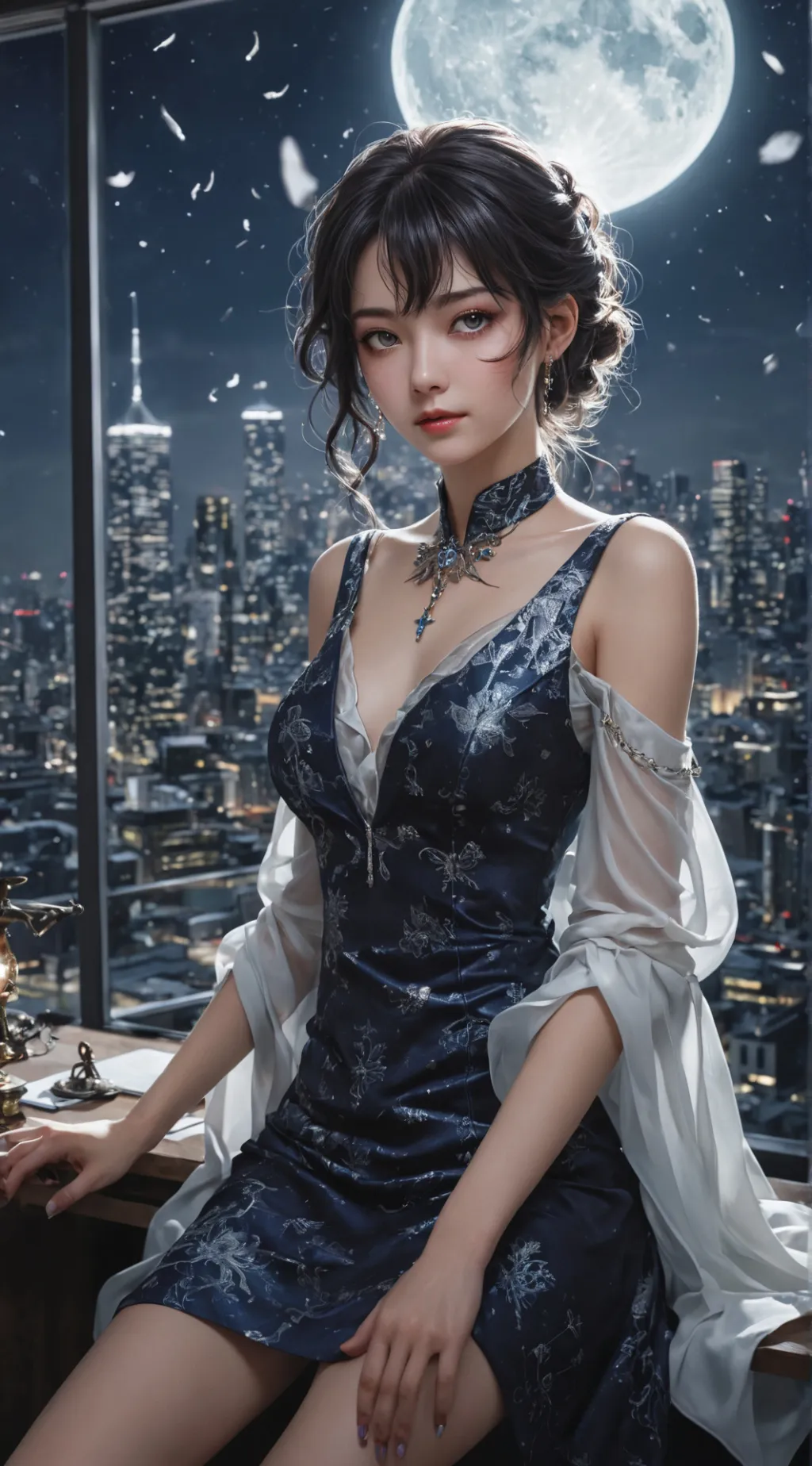 ai character: Lyra background