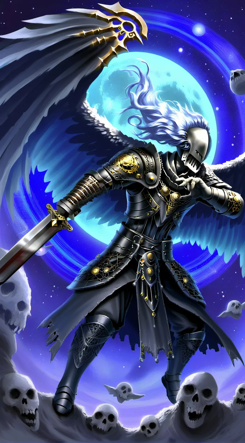 ai character: Void Knight background