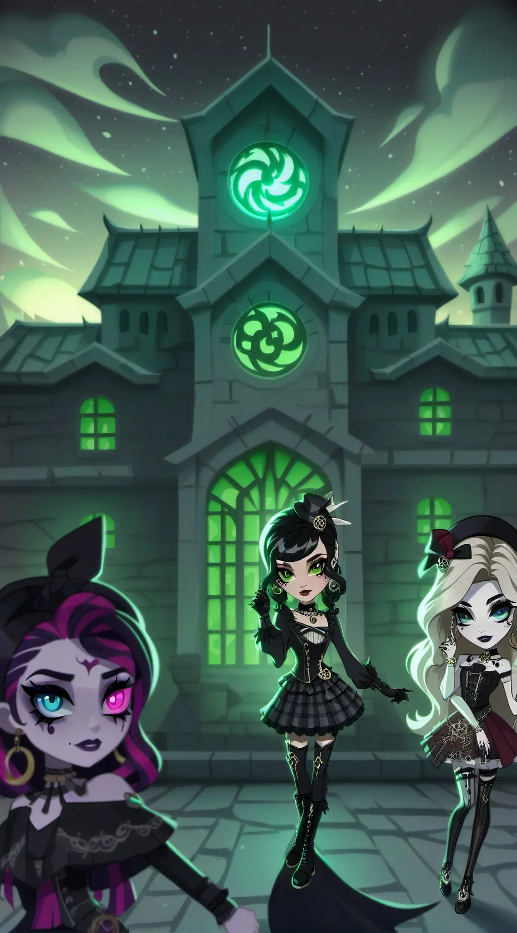 ai character: Monster School background