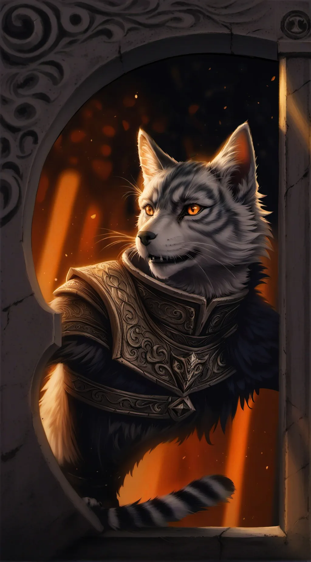 ai character: Smiling critters background