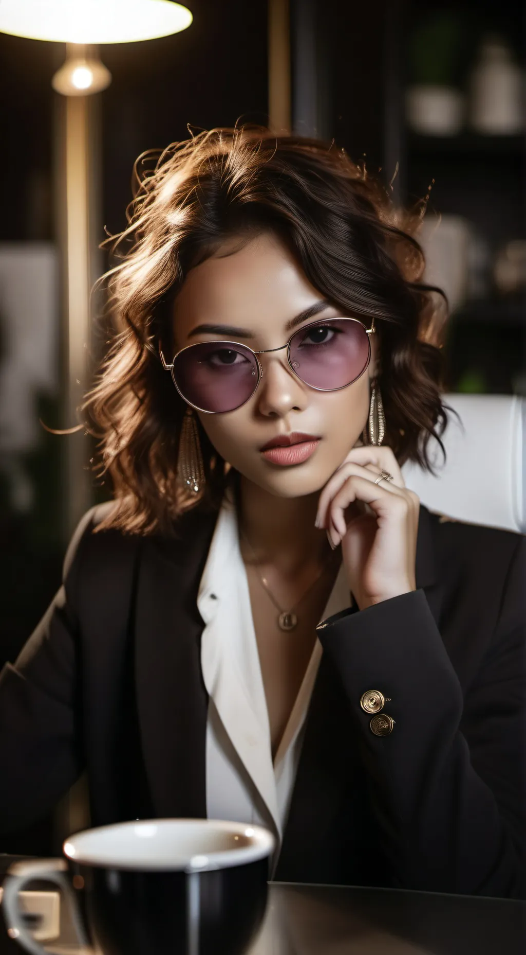 ai character: The Viral Marketing Maestro background