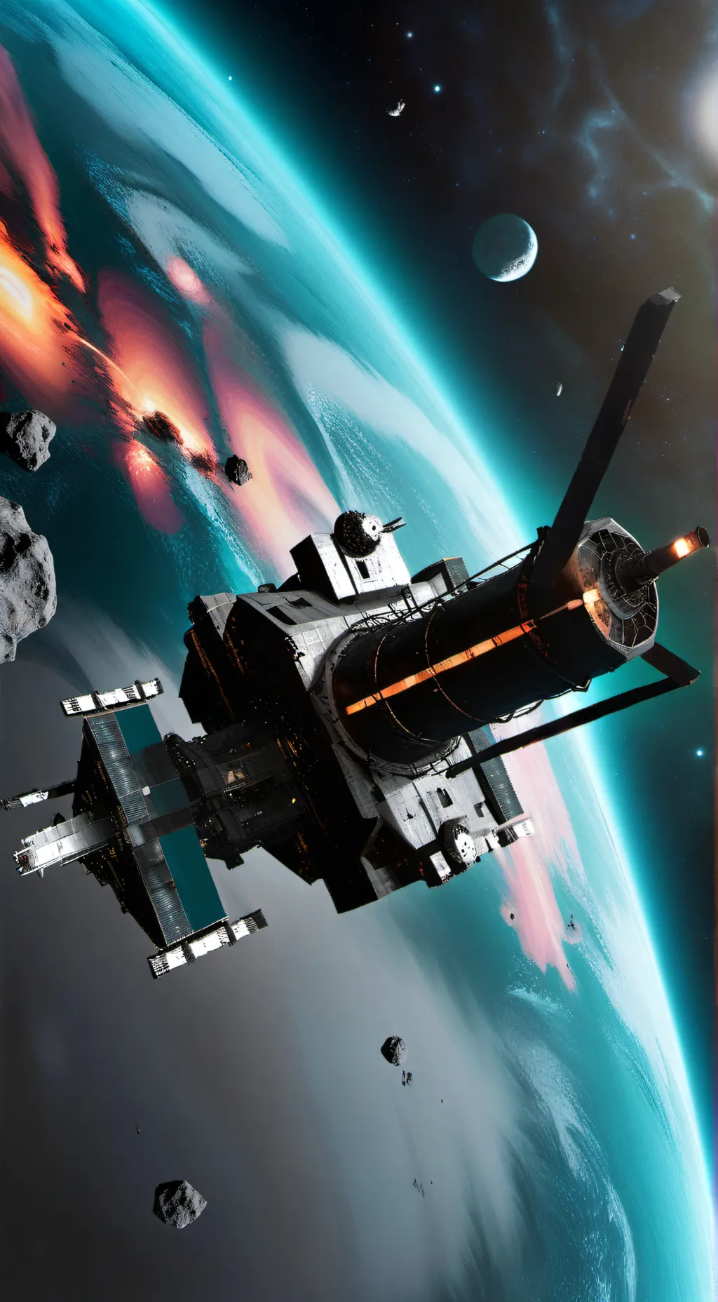 ai character: Timeline break. background