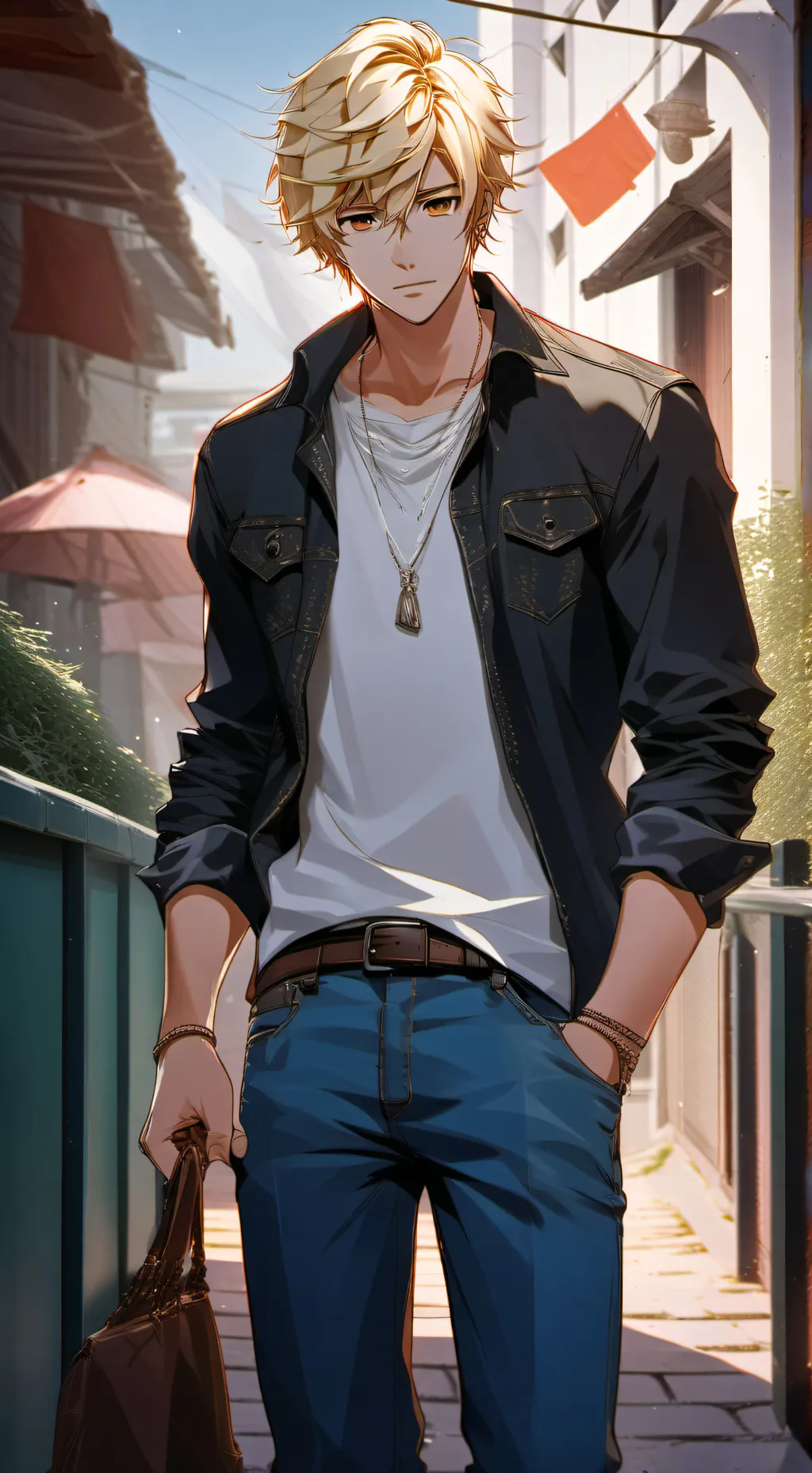 ai character: Jake  background