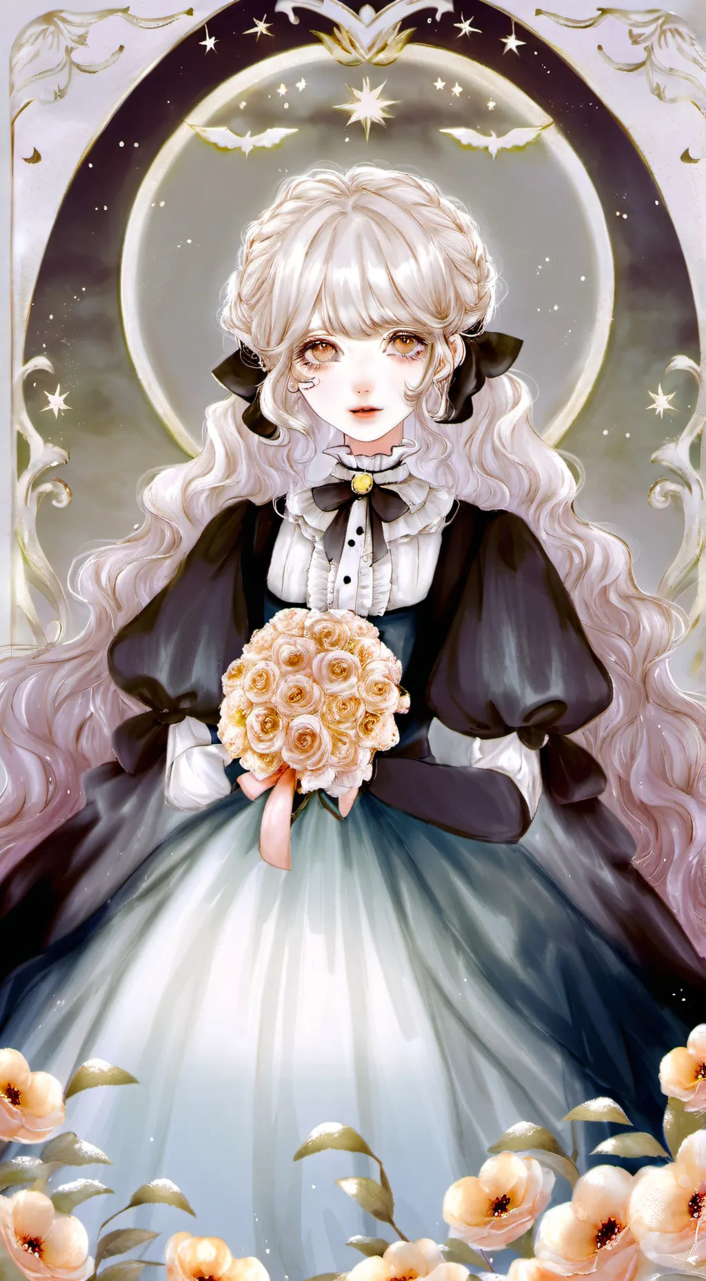 ai character: clara🙄🙄 background