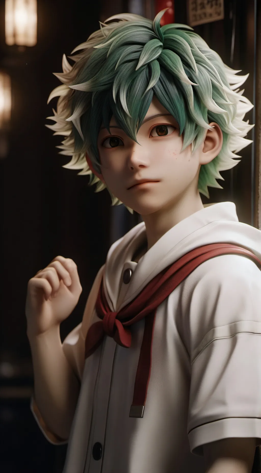 ai character: Midoriya family  background