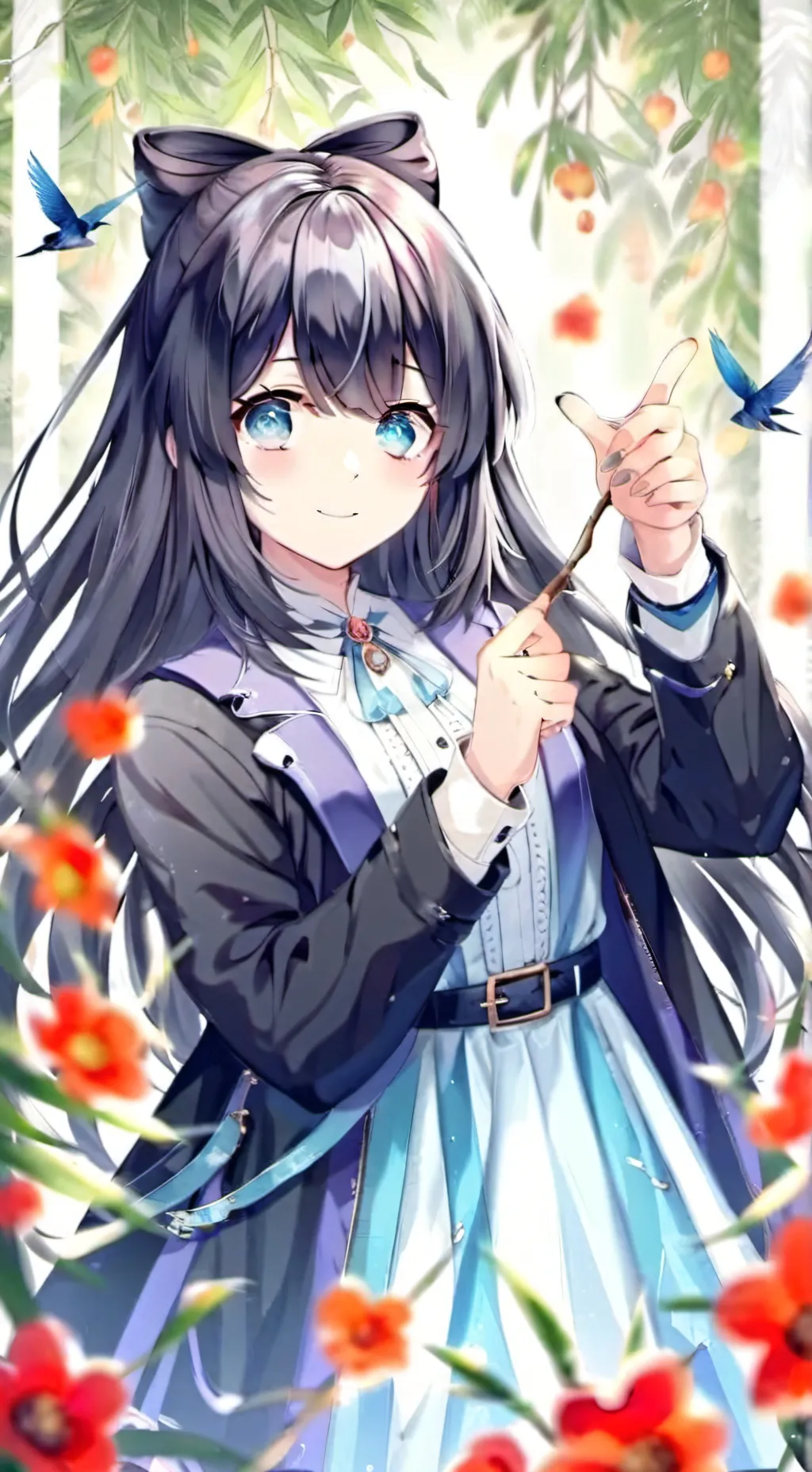 ai character: Lily  background