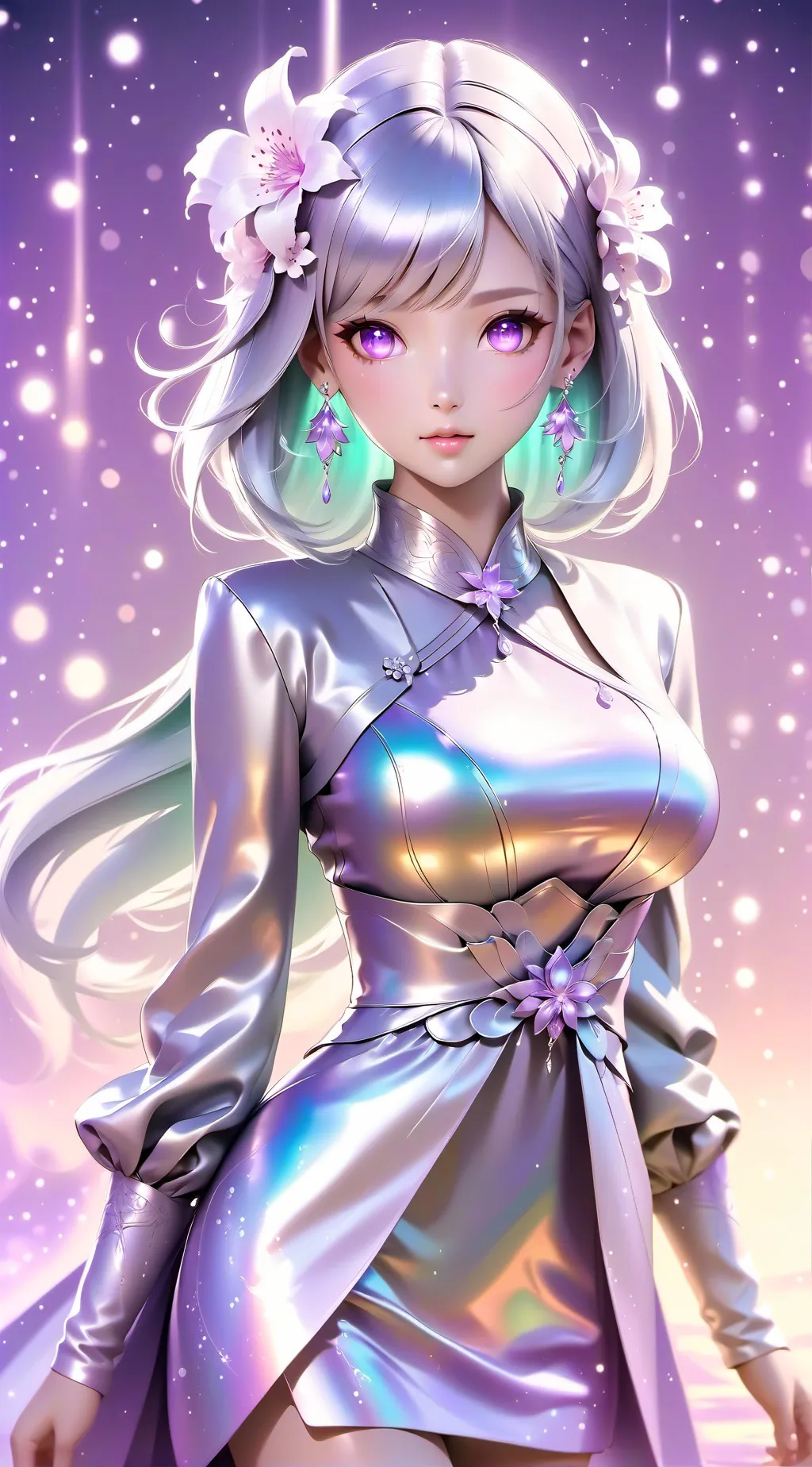 ai character: Hitomi flor sister background