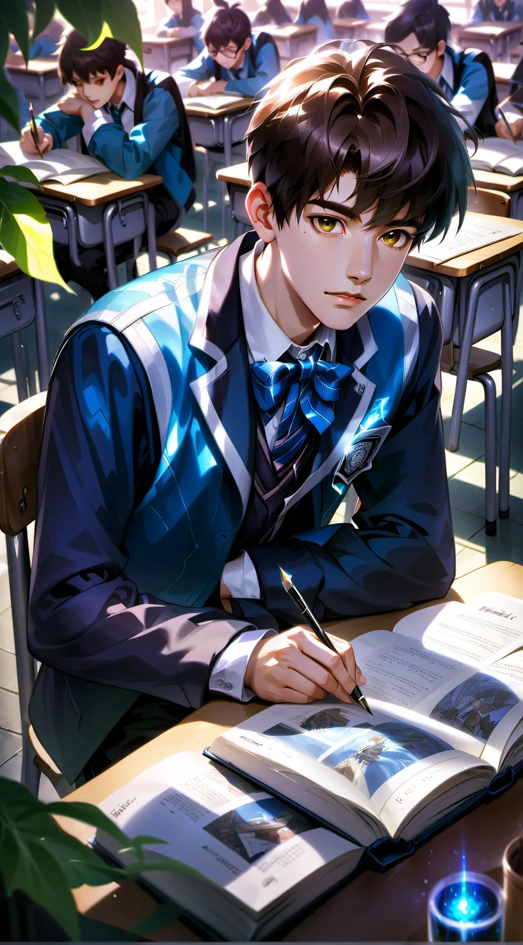 ai character: dexter background