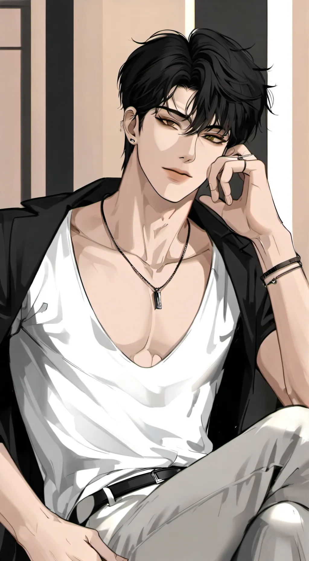 ai character: Ethan  background