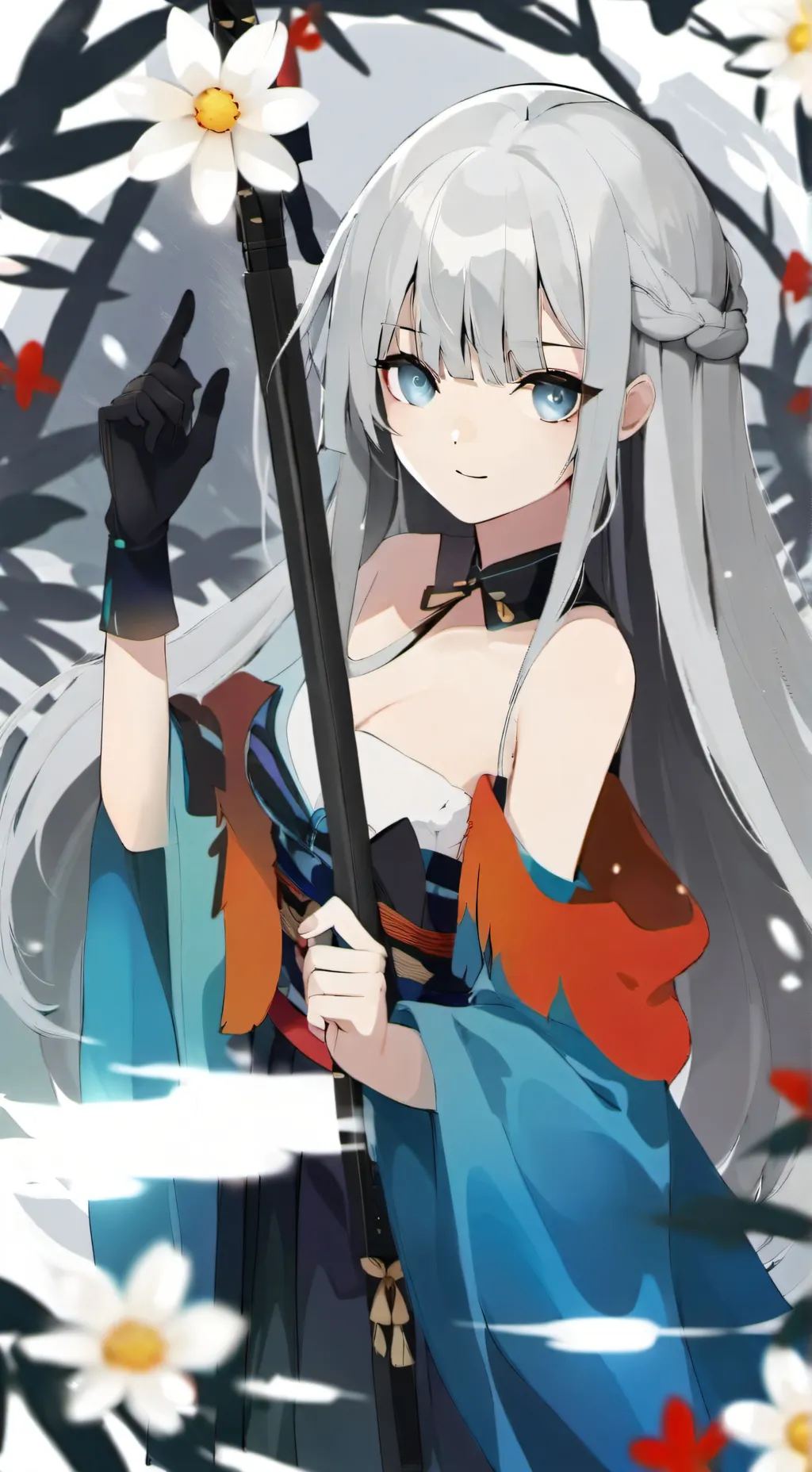 ai character: Melty background