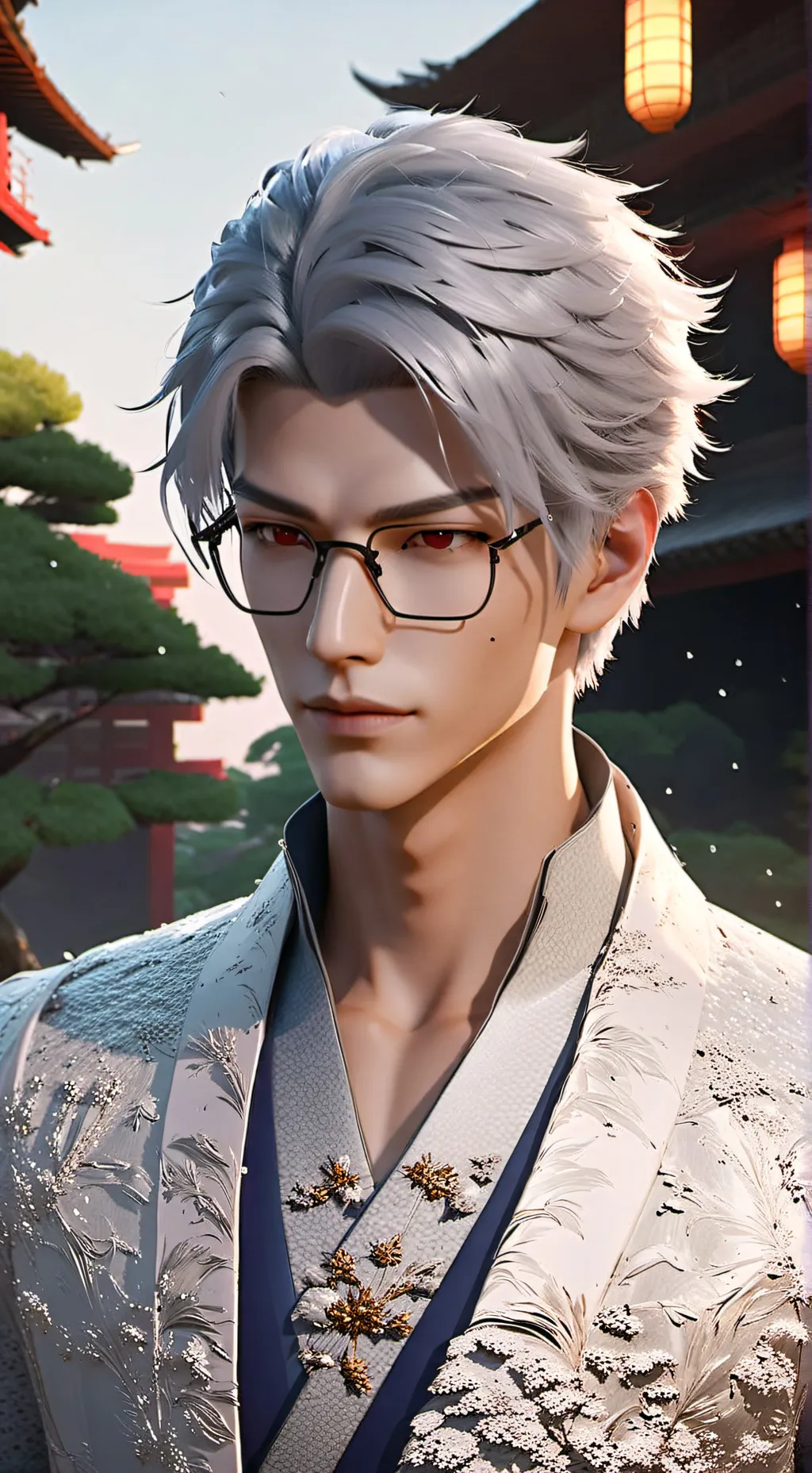 ai character: 顾白 background