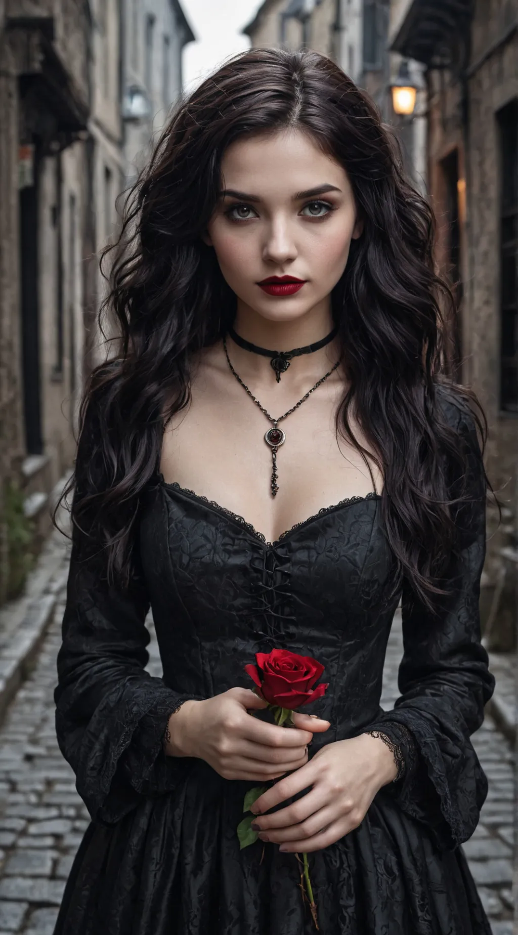 ai character: Misty  background