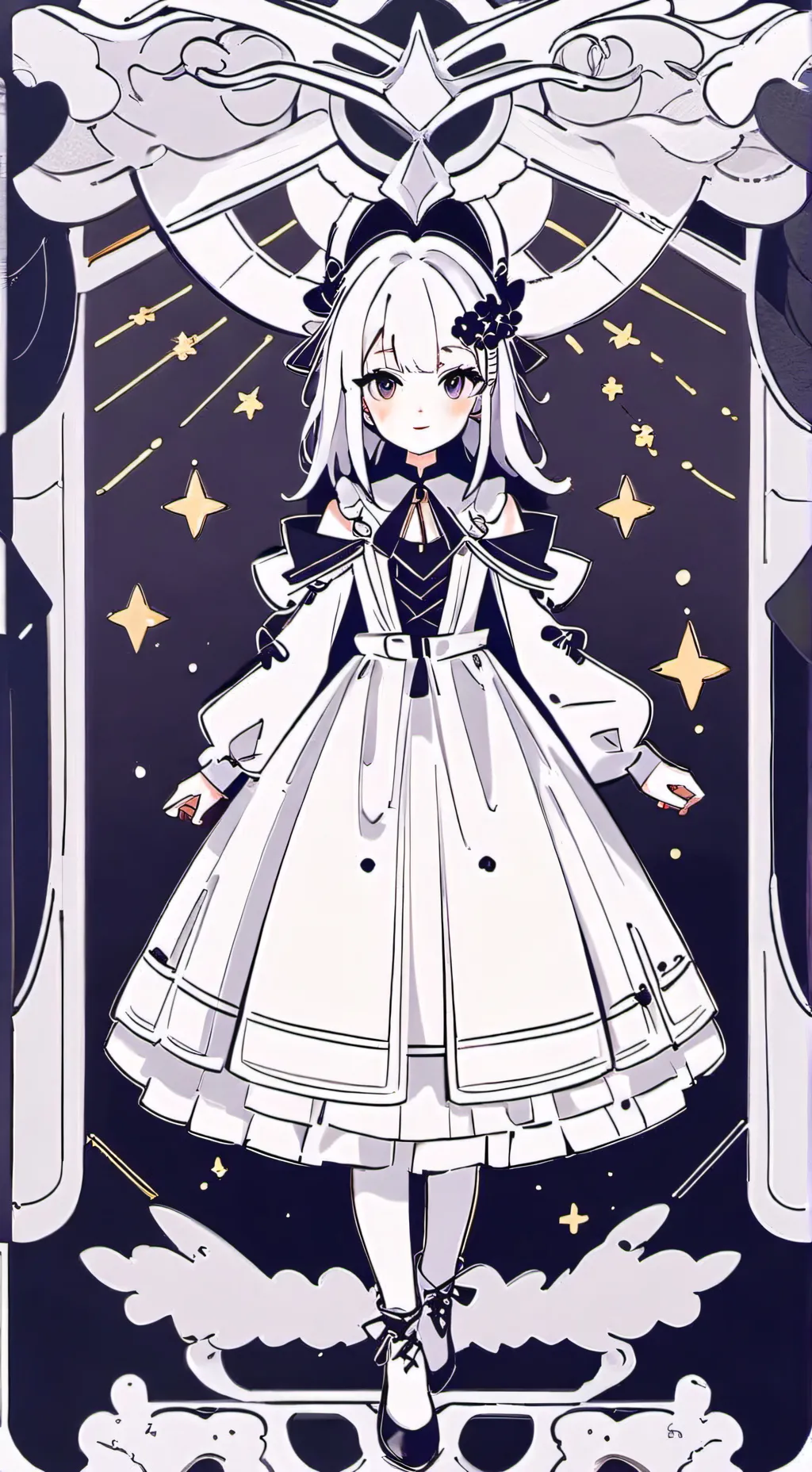 ai character: Luna background