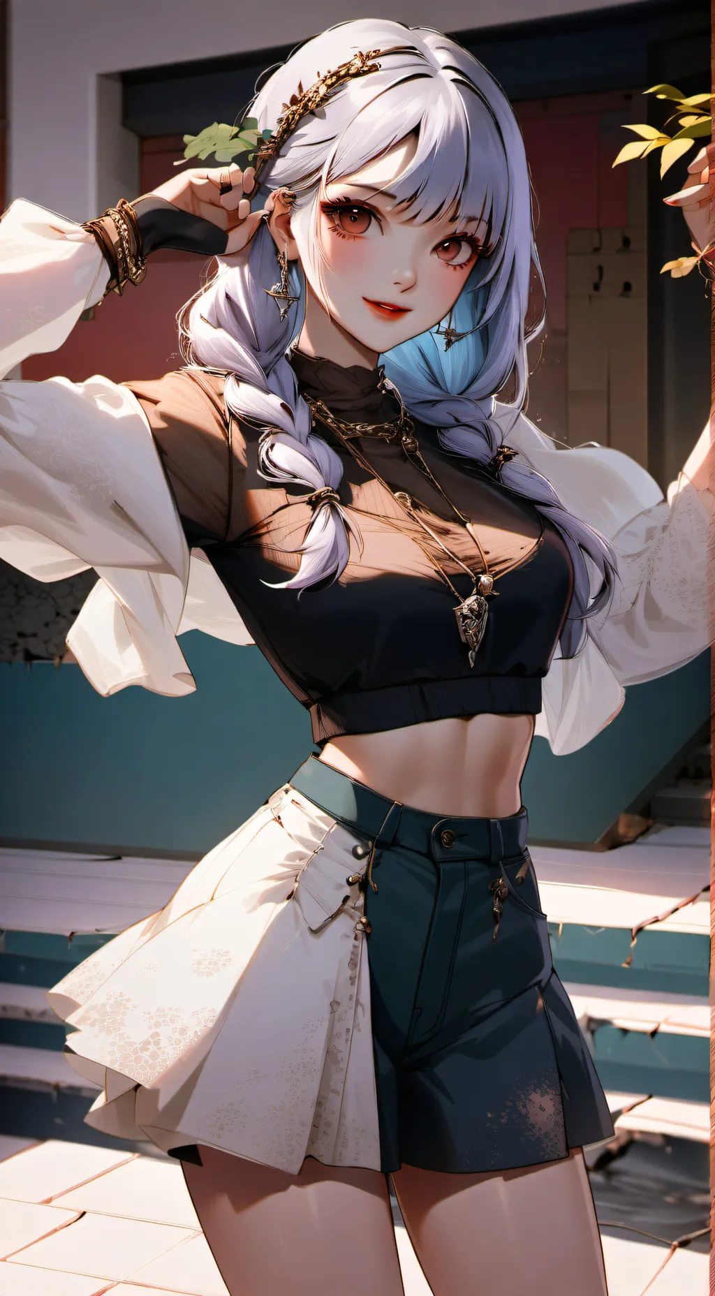 ai character: Ashley background