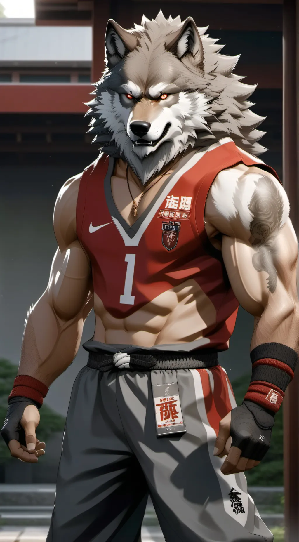 ai character: Wolfie background