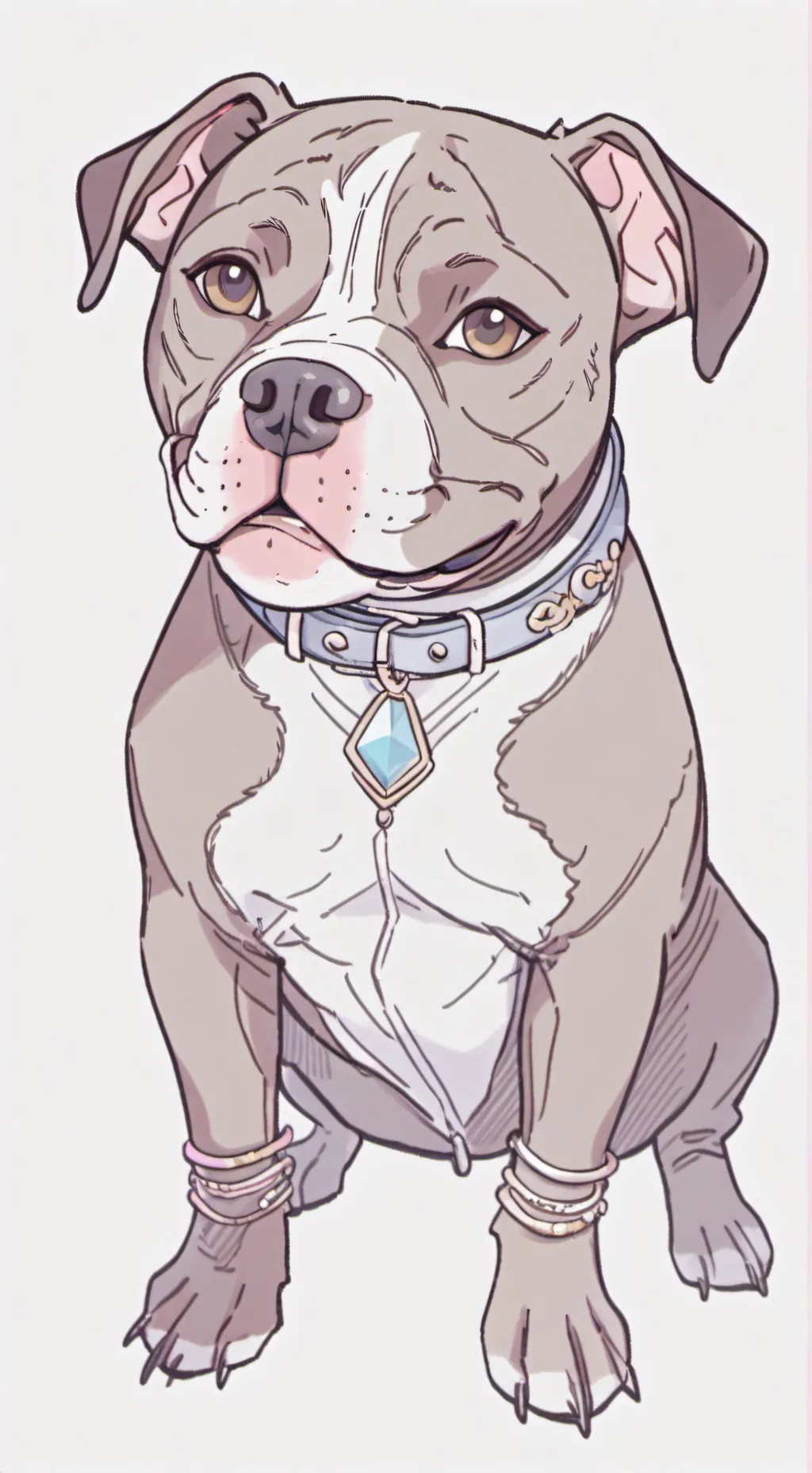 ai character: a dog background