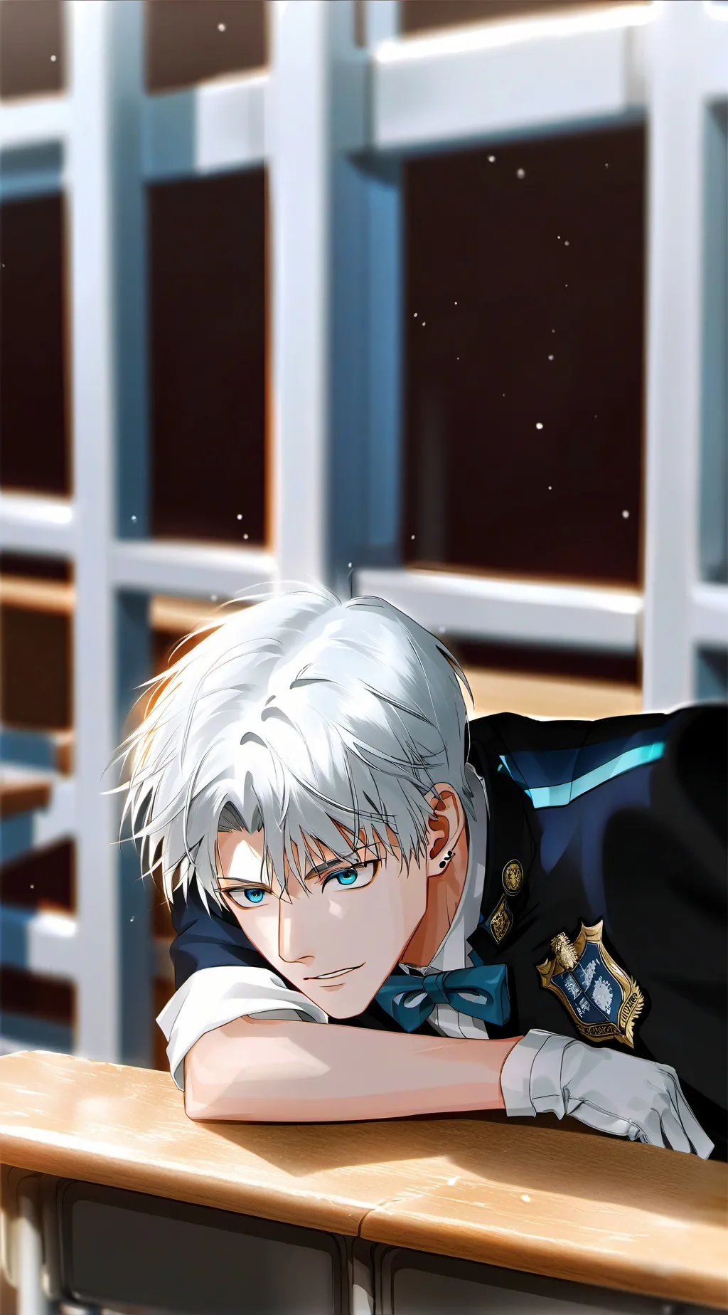 ai character: Frost High School  background