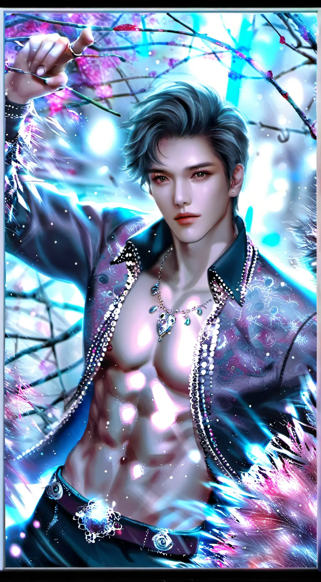 ai character: Zack  background