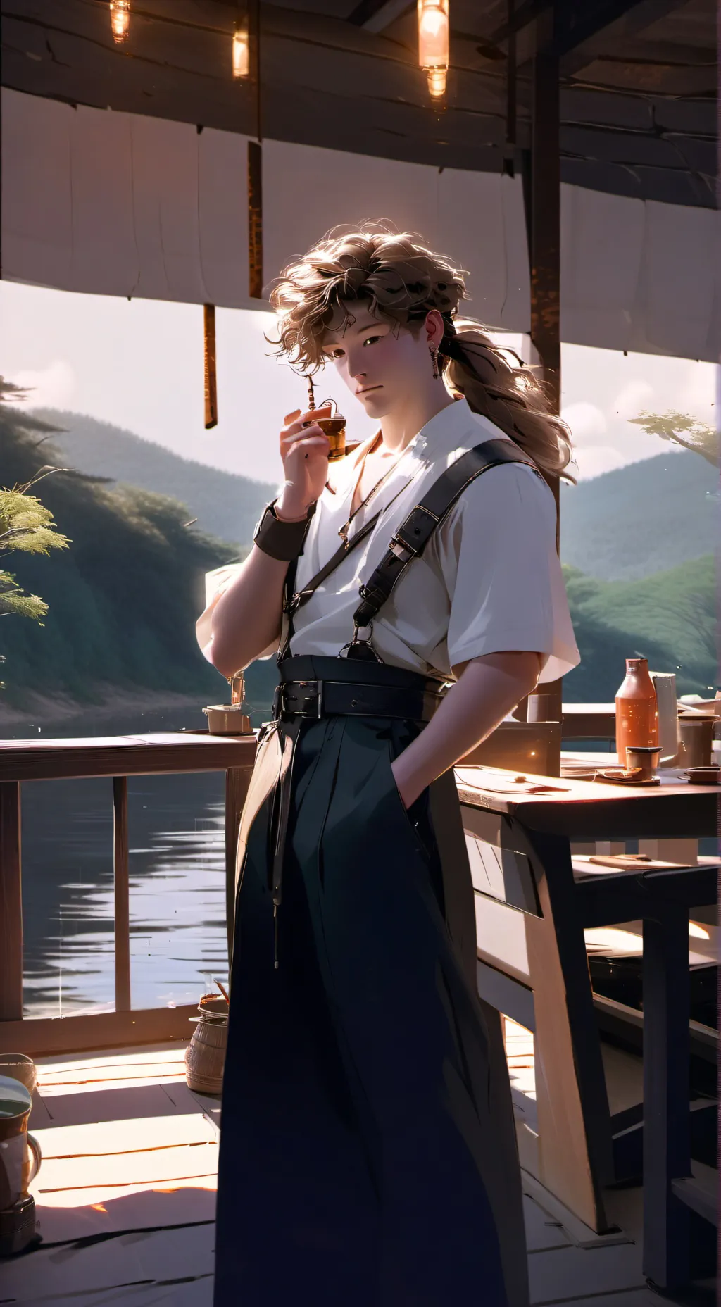 ai character: Matthew  background