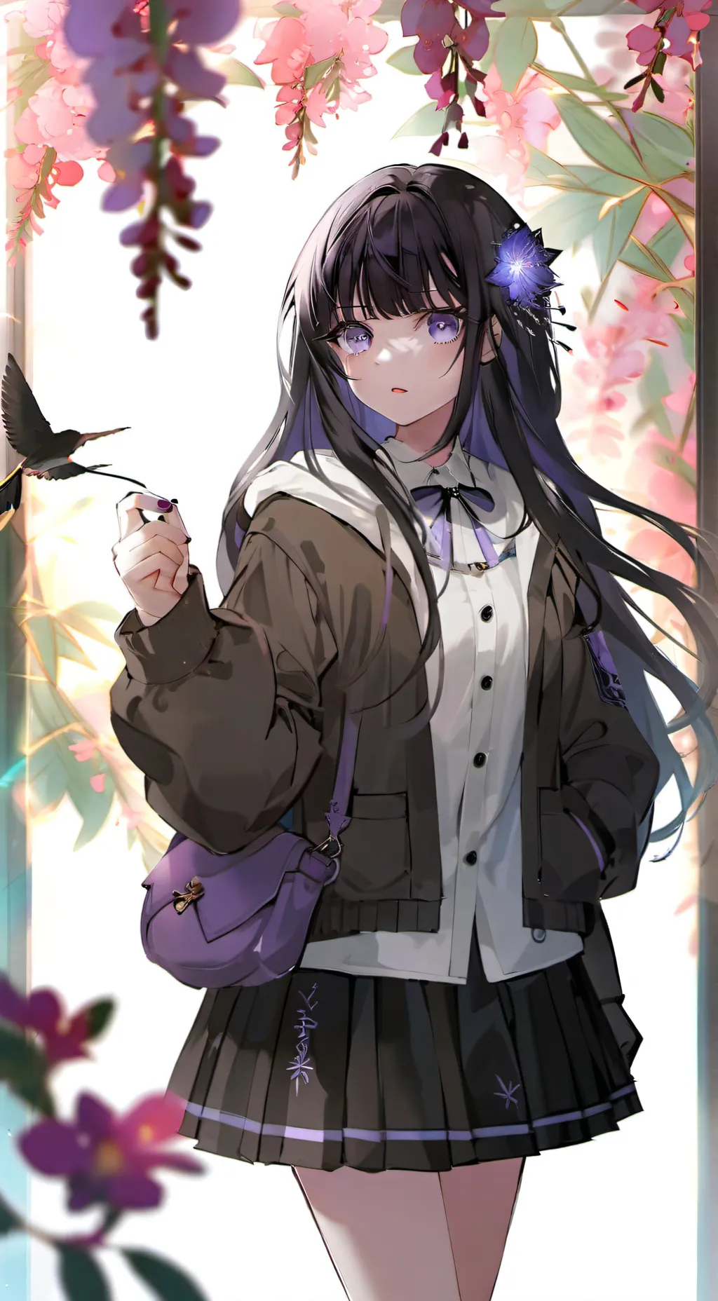 ai character: Yui Sora background