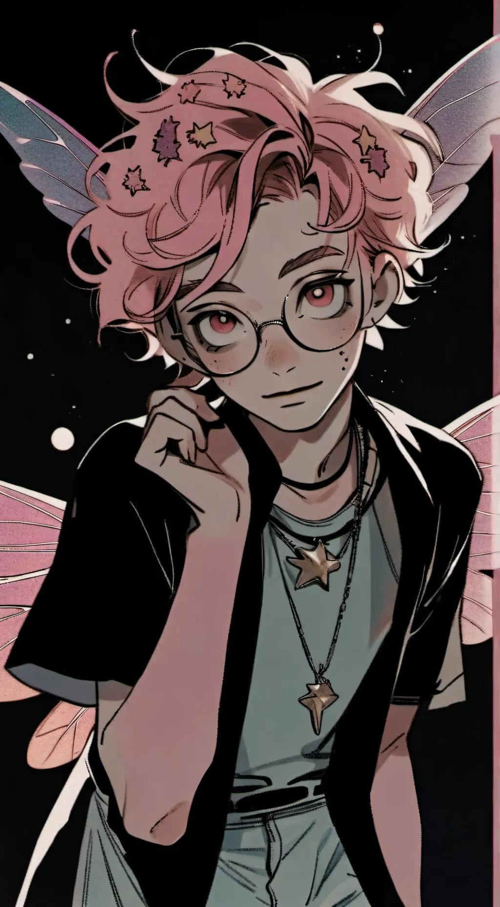 ai character: 🍓~Elias~🍓 background