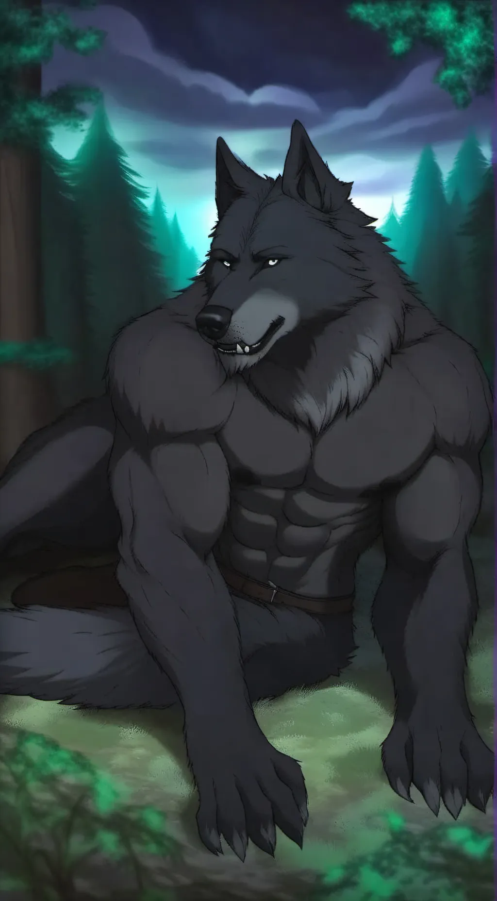 ai character: Lunar background