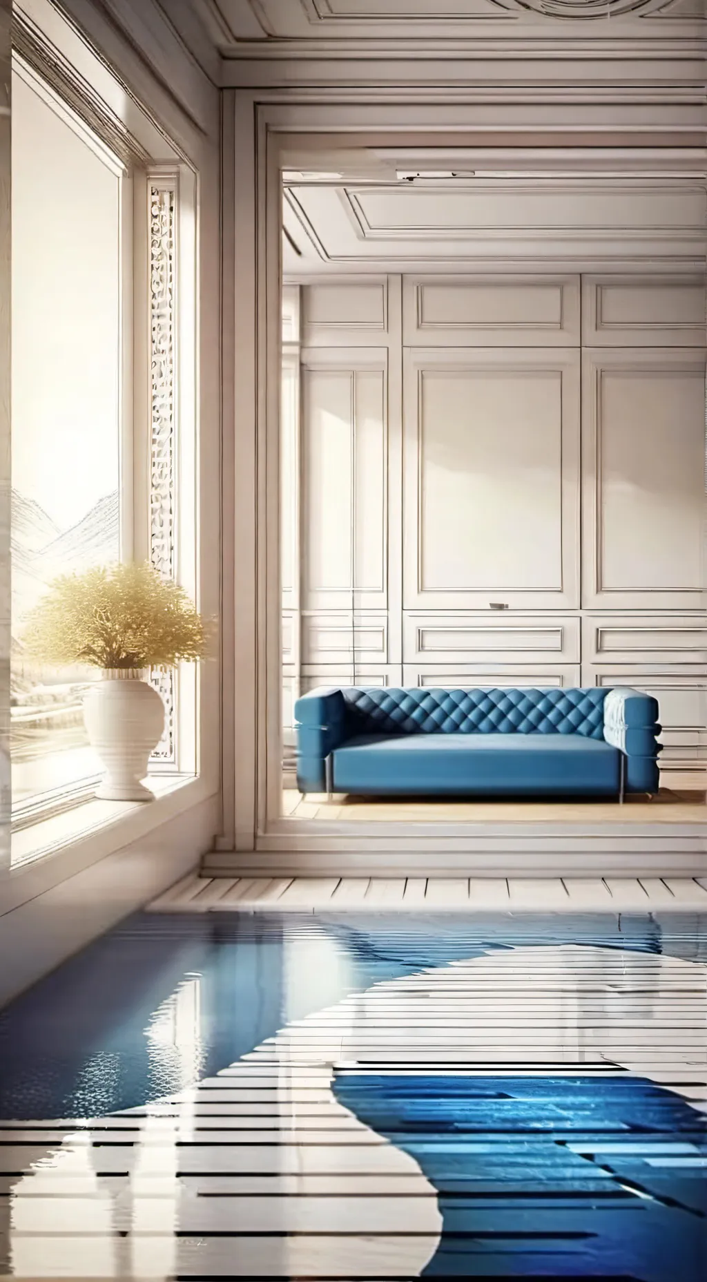 ai character: the backrooms game background