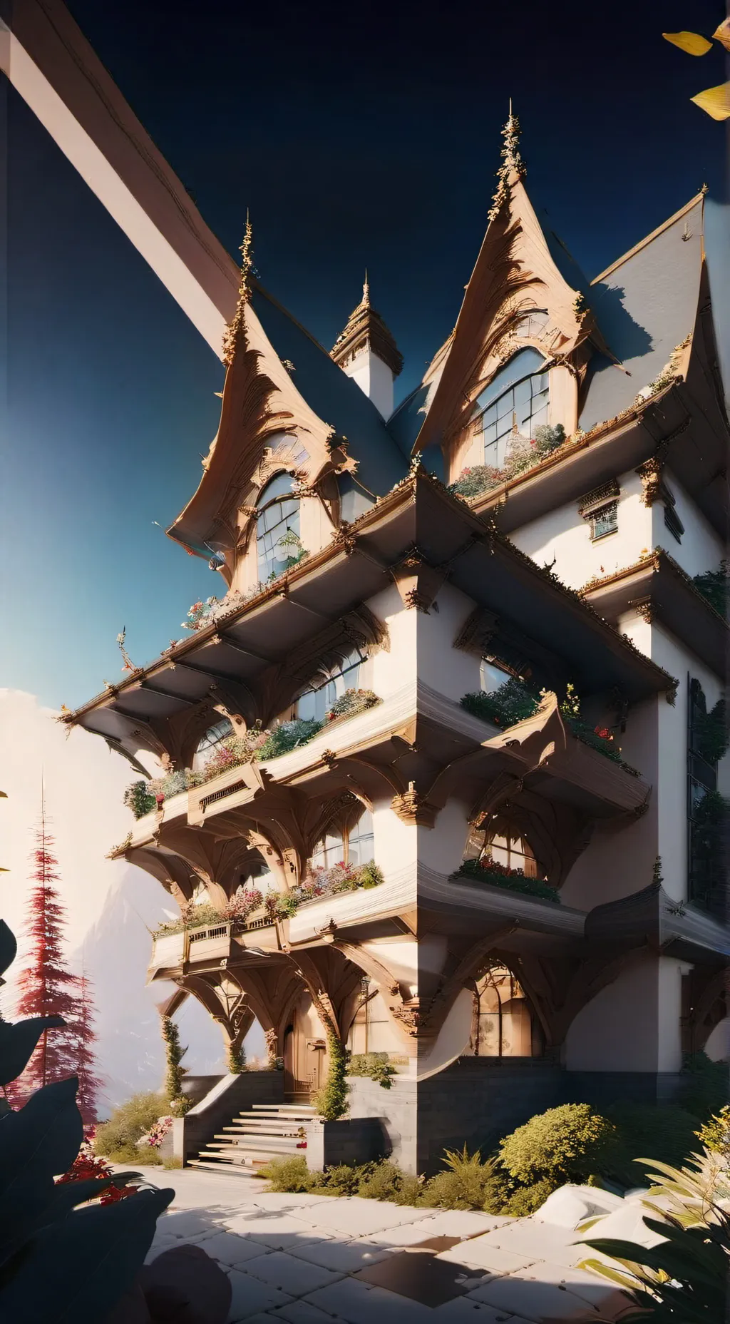 ai character: family movie night background