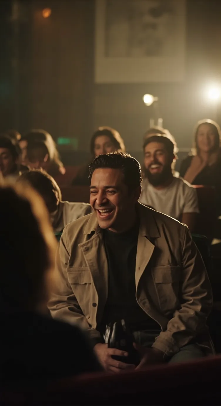 ai character: BE IN TV SHOW background