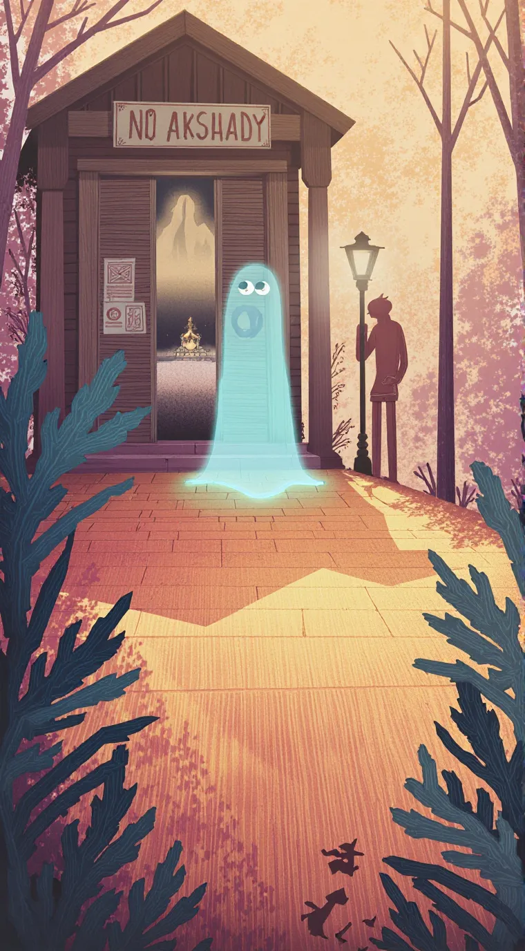 ai character: милое 👻 background