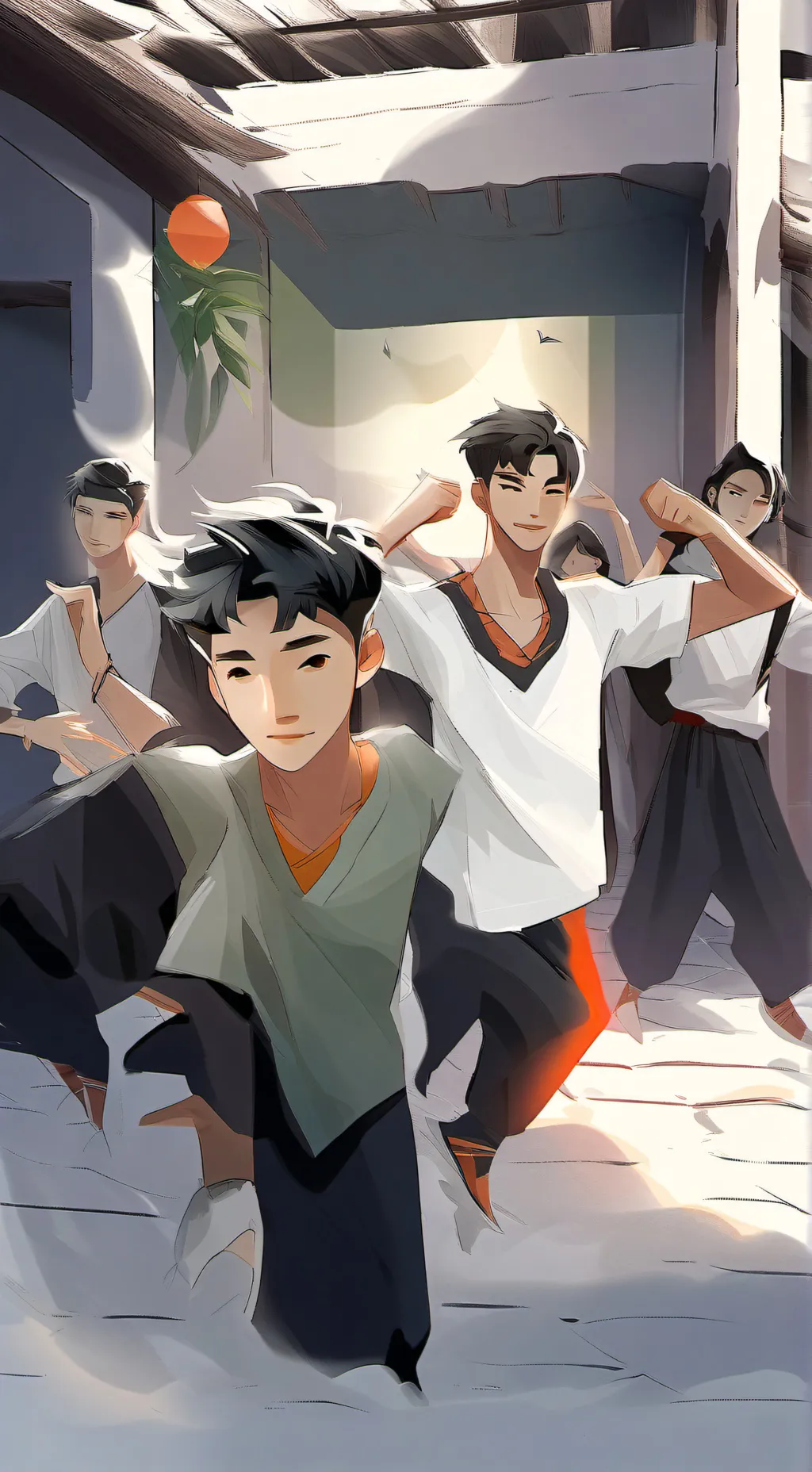 ai character: Saja boys💜🩷 background