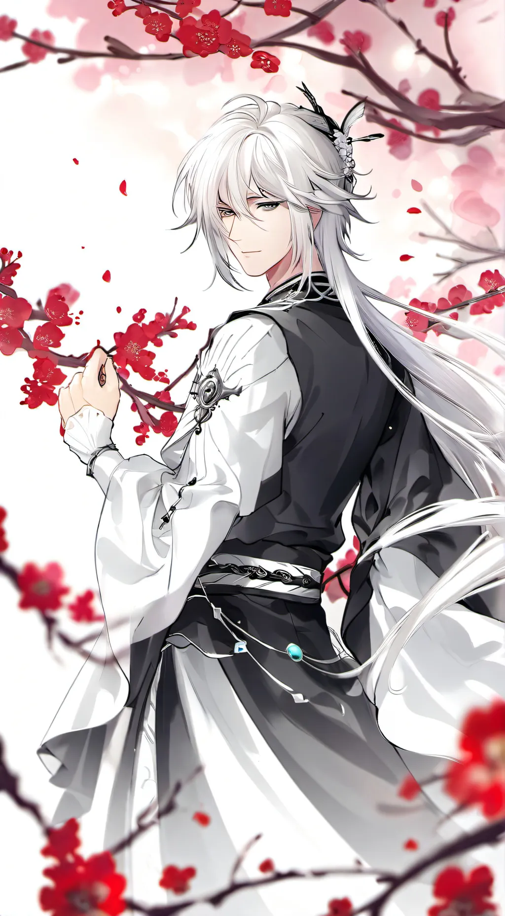 ai character: клен background