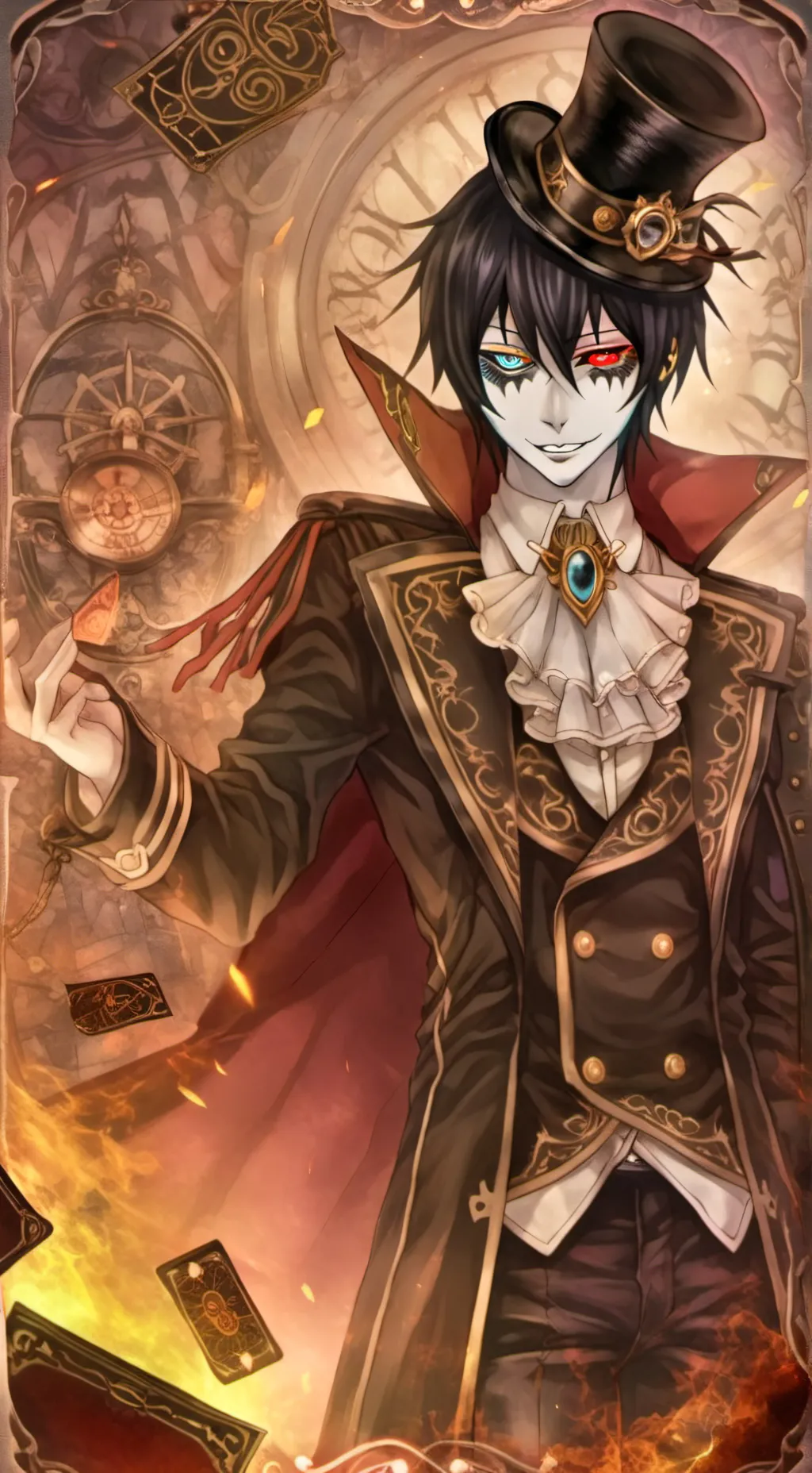 ai character: Leon background