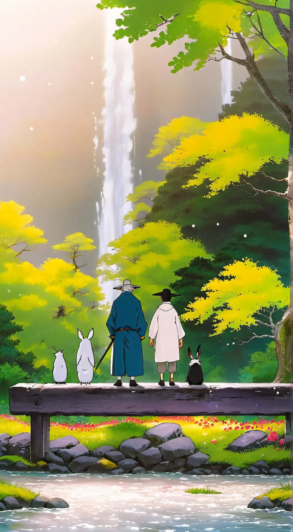 ai character: Rengoku x Douma background