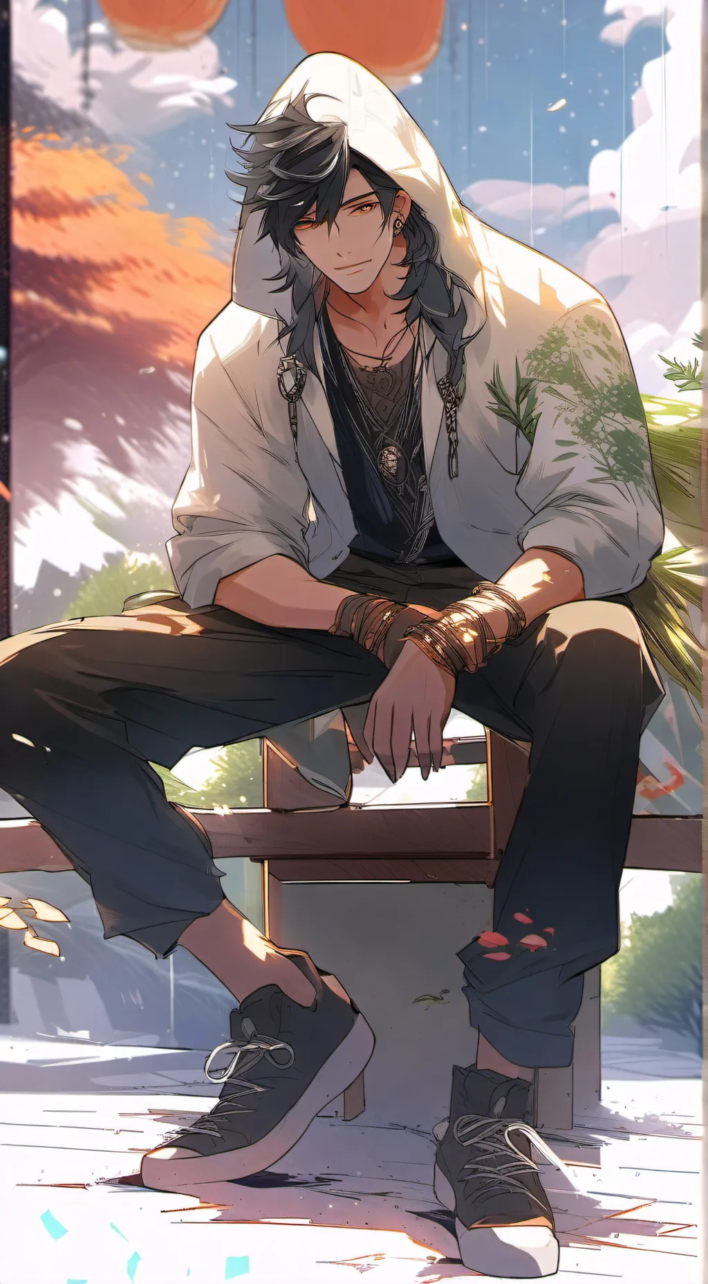 ai character: adam background