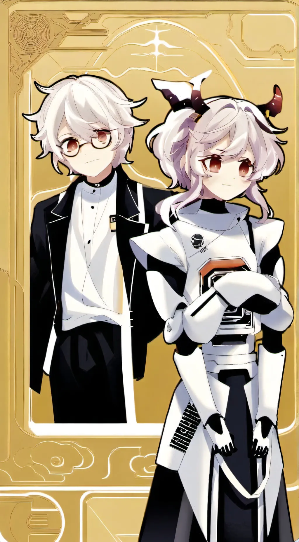 ai character: L y X MD background