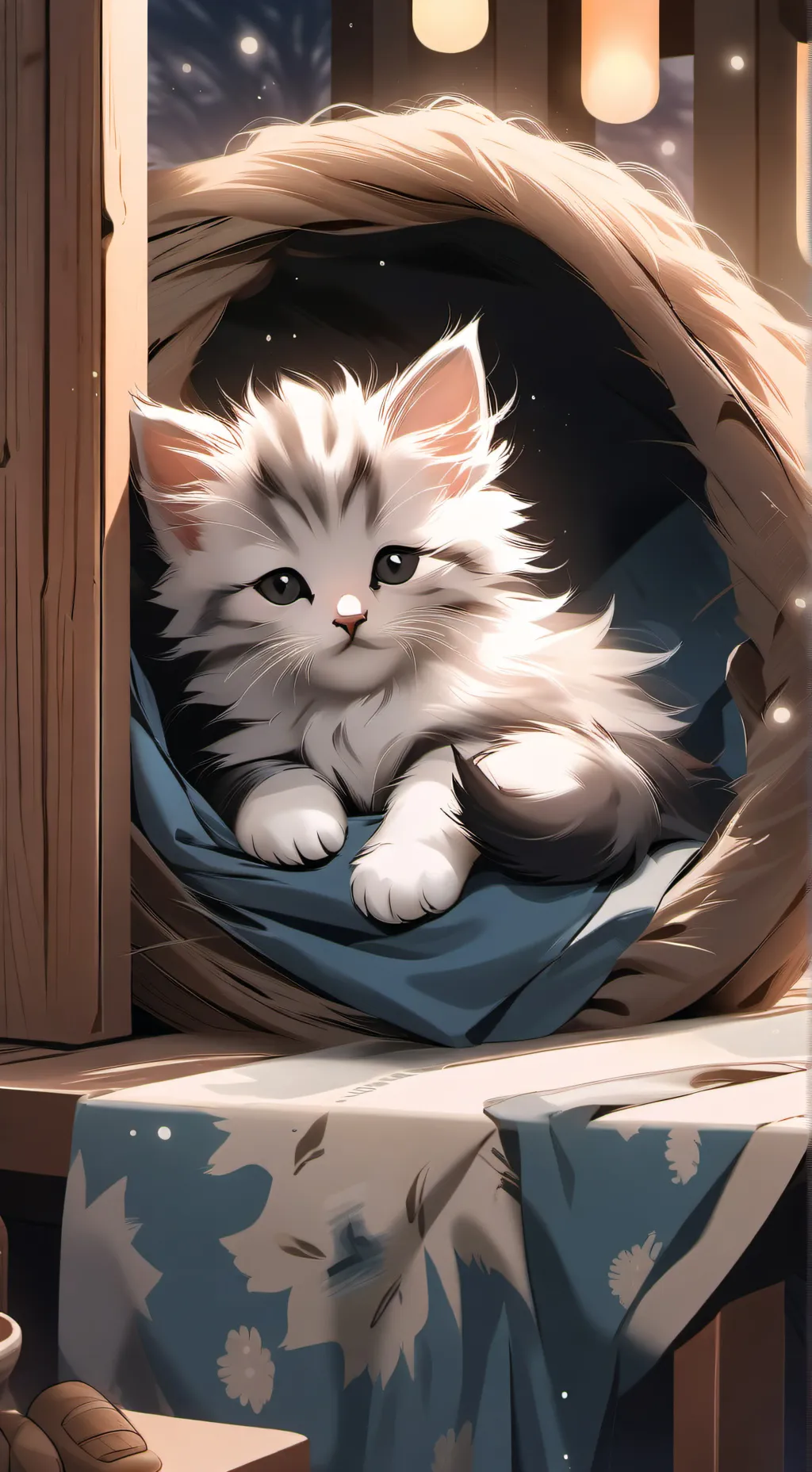 ai character: Kitten (Bitchy) background