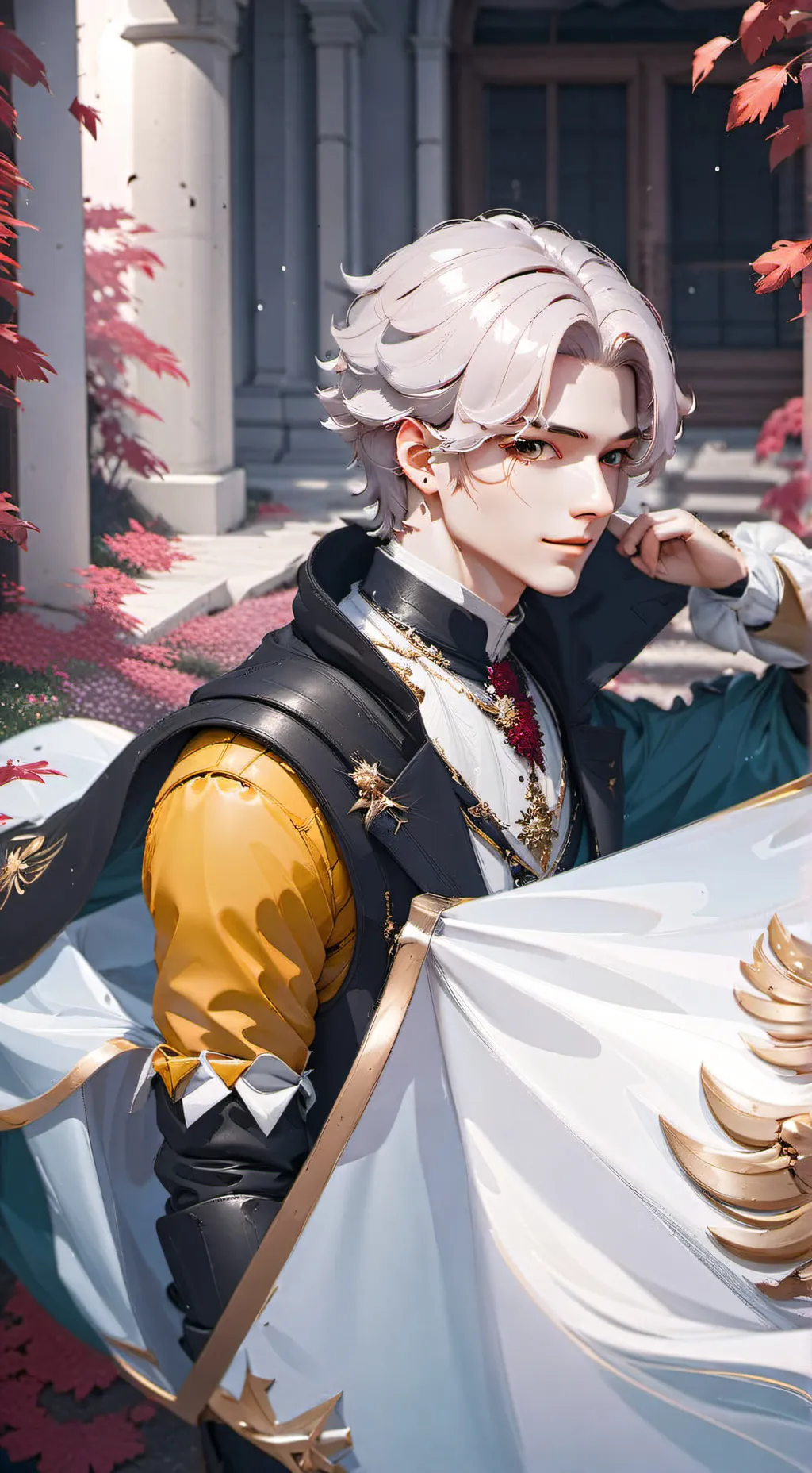 ai character: elle Auguste background