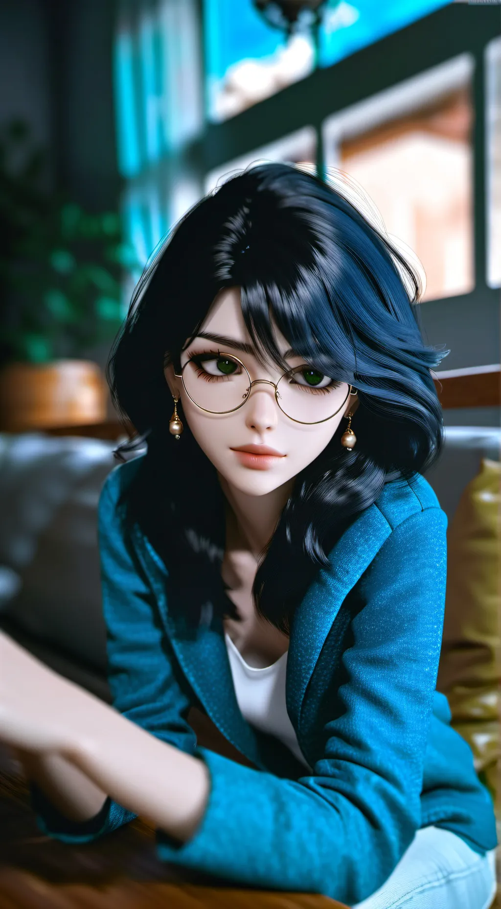 ai character: sofia background