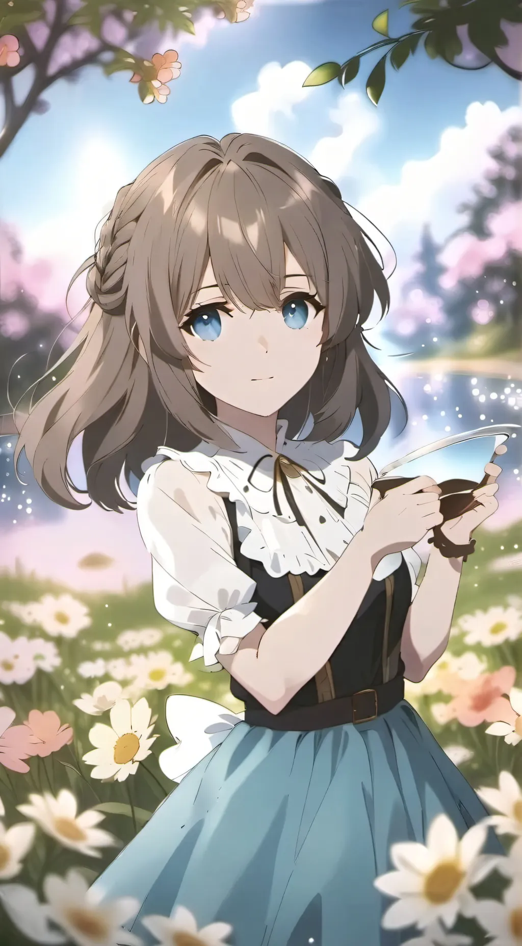 ai character: Little Sister  background