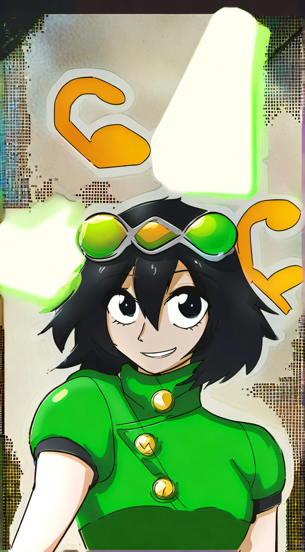 ai character: tsuyu  background