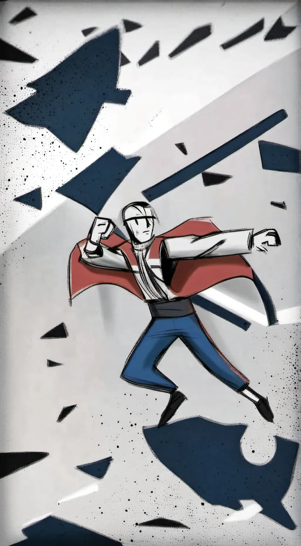 ai character: Paperman background