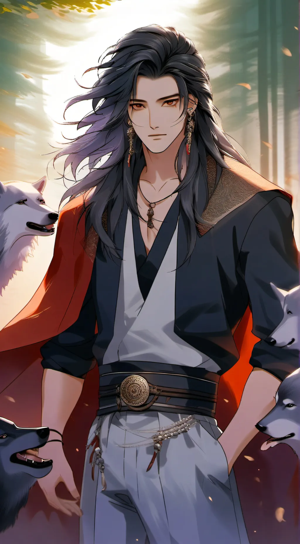 ai character: Lake  background